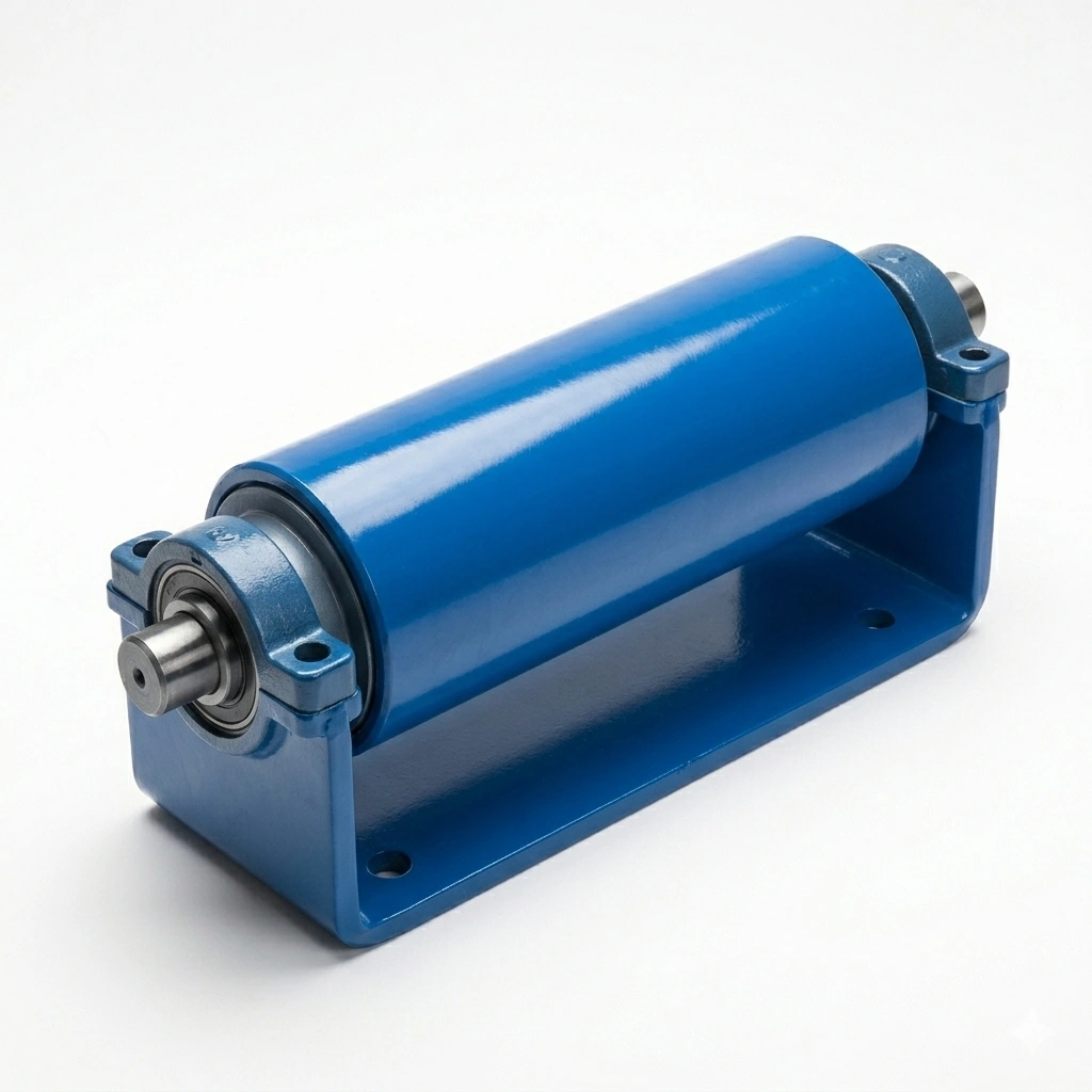 Mild Steel Conveyor Idler with Bracket Manufacturer